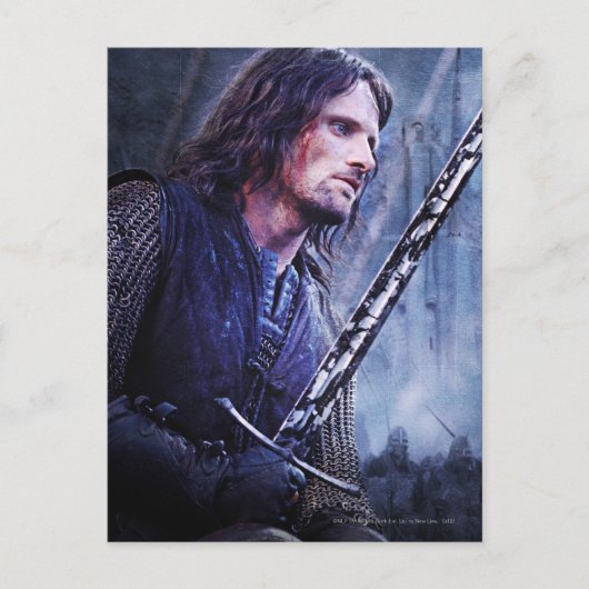 Aragorn with blood postkarte (Vorderseite)