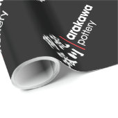 Arakawa Tonwaren umgekehrtes Wort-Logo-Packpapier Geschenkpapier (Rolleneckpunkt)