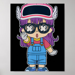 Arale Norimaki Dr Slump Manga Anime Cartoon Lover Poster