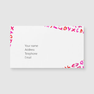 Aramäisch Magnetkarte