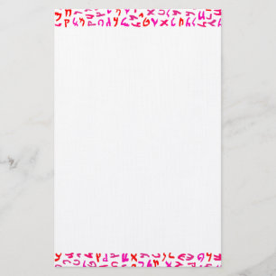 Aramäisches Alphabet Briefpapier