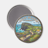 Aran-Inseln Irland Magnet (Vorderseite/Rückseite)