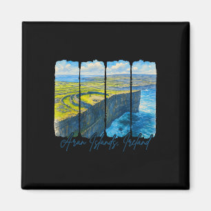 Aran-Inseln Irland Reise Trip Pinselstrich Ar Magnet