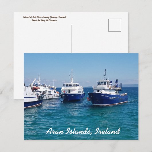 Aran Island Postkarte (Vorne/Hinten)