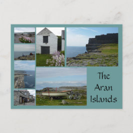 Aran Islands Collage Postkarte