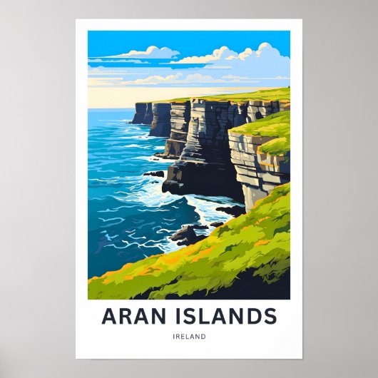 Aran Islands Irland Reisen Print Poster (Vorne)
