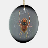 Araneus-Kugel-Weber-Spinnen-Weihnachtsverzierung Keramikornament (Rechts)