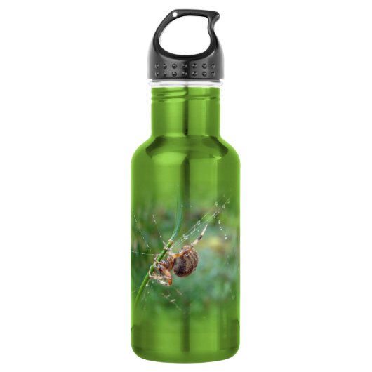 Araneus - Radnetzspinne Trinkflasche (Vorderseite)