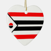 Arapaho-Flagge Keramik Ornament (Rechts)