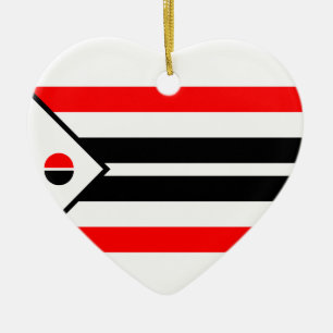 Arapaho-Flagge Keramik Ornament