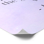 Arapaho Native American Proverb mit Feathers Poster (Ecke)