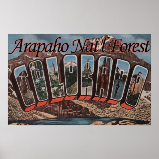 Arapaho Nat'l Forest, Colorado Poster (Vorne)
