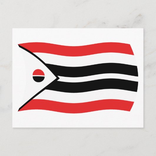 Arapaho Stamm-Flagge Postkarte (Vorderseite)