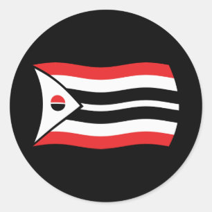 Arapaho-Stammes-Flaggen-Aufkleber Runder Aufkleber