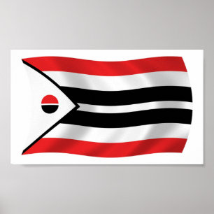 Arapaho-Stammesflagge Poster Druck