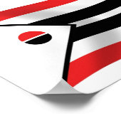 Arapaho Tribe Flag Poster Print (Ecke)