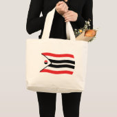 Arapaho Tribe Flag Tote Bag Jumbo Stoffbeutel (Vorderseite (Produkt))