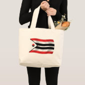 Arapaho Tribe Flag Tote Bag Jumbo Stoffbeutel (Vorderseite (Produkt))