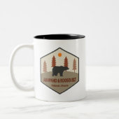Arapaho und Roosevelt National Forests Bären Zweifarbige Tasse (Links)