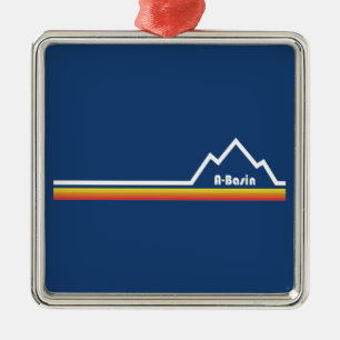Arapahoe Basin, Colorado Ornament Aus Metall