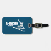 Arapahoe Basin Colorado Skier Gepäckanhänger (Vorderseite horizontal)