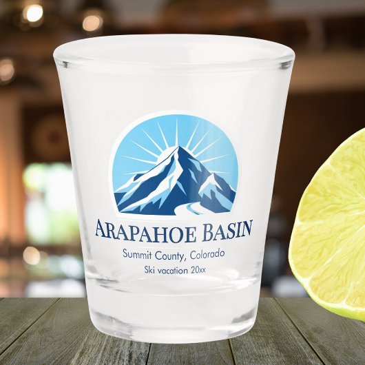 Arapahoe Basin Colorado Skigebiet Glas