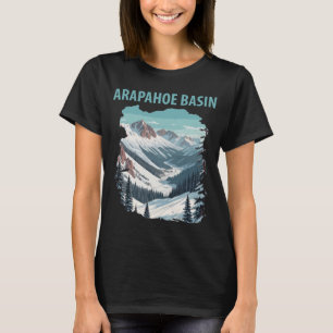 Arapahoe Basin Gipfel Schnee Reise T-Shirt