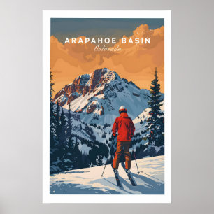 Arapahoe Basin Reiseplakat - Colorado 1 Poster