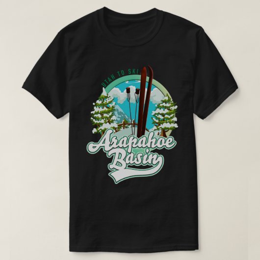 Arapahoe Basin Utah Ski T-Shirt (Design vorne)