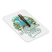 Arapahoe Basin Utah Skilogo Magnet (Rechte Seite)