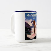 Arapahoe-Becken, Nationalwaldskigebiet Weißfluss Zweifarbige Tasse (Vorderseite Links)