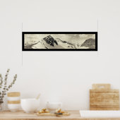 Arapahoe Peaks CO-Foto 1921 Poster (Küche)