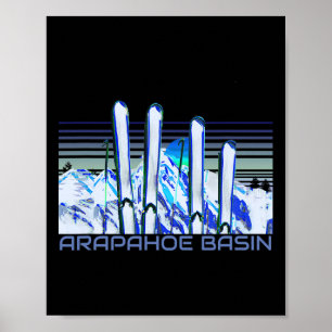 Arapahoe Sin Ski-Zubehör Retro Arapahoe Sin Sk Poster