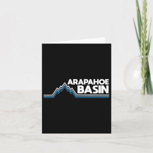 Arapahoe Sin Snowboarden Skifahren Snowboarder Karte