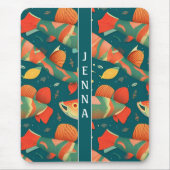 Arapaima Geometric Colorful Custom Muster Mousepad (Vorne)