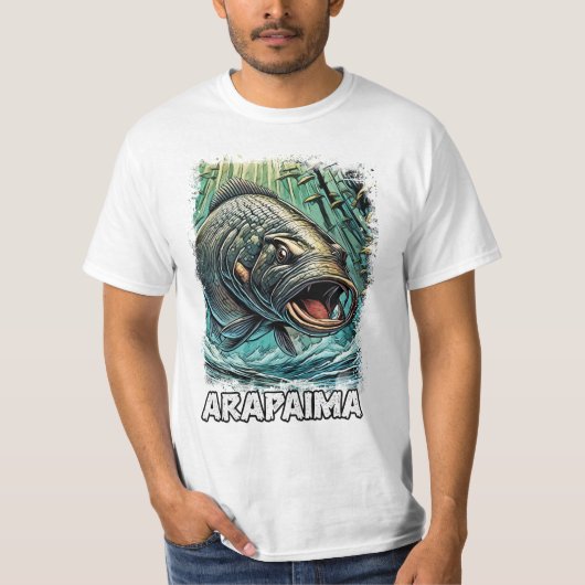Arapaima Gigas Monster Fisch für EXTREME Fischer T-Shirt (Vorderseite)