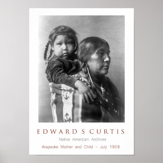 Arapsoke Mutter mit Kind Poster (Vorne)