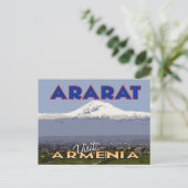 Ararat, Besuch Armenien Postkarte (Stehend Vorderseite)