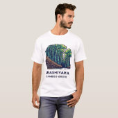 Arashiyama Bambuswald T-Shirt (Vorne ganz)