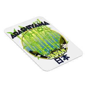 Arashiyama Japan Reise Logo Magnet