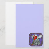 Araucana Head Gerahmt Briefpapier (Vorne/Hinten)