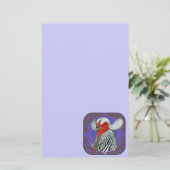 Araucana Head Gerahmt Briefpapier (Stehend Vorderseite)