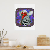 Araucana Head Gerahmt Poster (Küche)