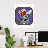 Araucana Head Gerahmt Poster (Heimbüro)