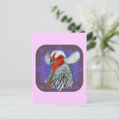 Araucana Head Gerahmt Postkarte (Stehend Vorderseite)