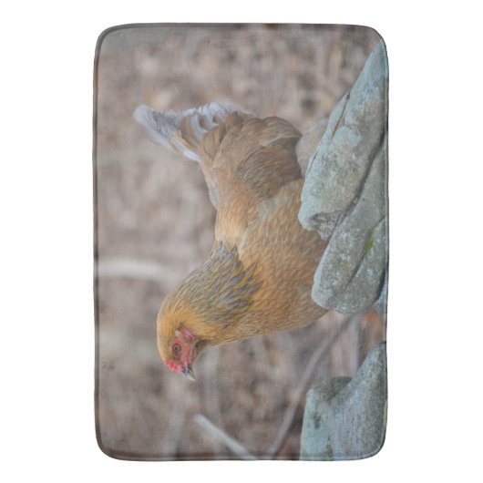 Araucana Hen Badematte (Vorderseite Vertikal)