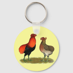 Araucana Rotes Paar Schlüsselanhänger