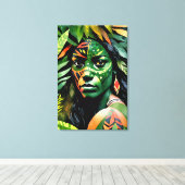 "Arayúna - Dschungelpartie Leinwand - Frauen in Am (Insitu (Holzboden))