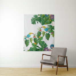 Arazzo con tucani wandteppich