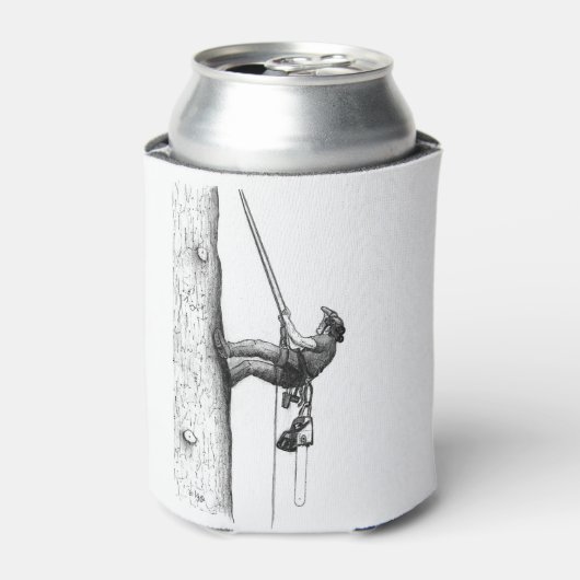 Arb Art Arborist Tree Chirurg Chainsaw Geschenkkar Dosenkühler (Kanne Vorderseite)